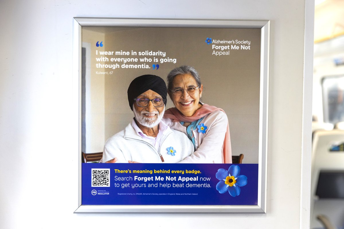 KBH (@kbh_ooh) on Twitter photo We're proud to be raising awareness for the <a href="/alzheimerssoc/">Alzheimer's Society</a> 'Forget Me Not Appeal' across our Traincard network.
Planned in partnership with Mediabridge and Medialab. We're proud to be raising awareness for the <a href="/alzheimerssoc/">Alzheimer's Society</a> 'Forget Me Not Appeal' across our Traincard network.
Planned in partnership with Mediabridge and Medialab.