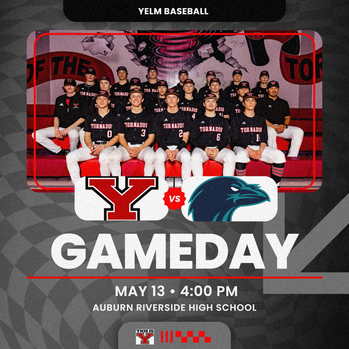 Round 1, Let's go!
Arrive by 2:50
Gametime 4:00
Auburn Riverside HS