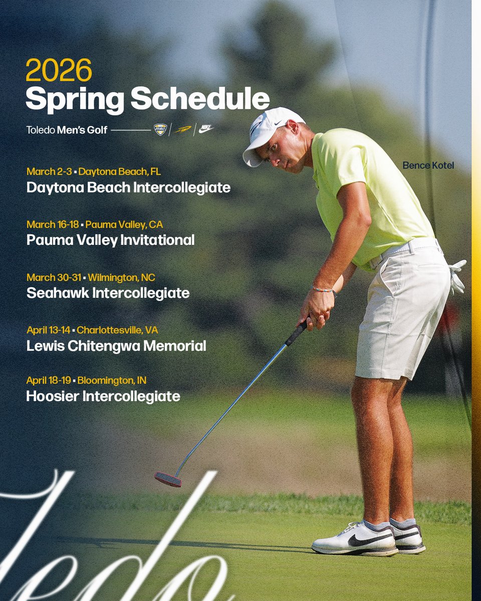 Toledo Men's Golf tweet media