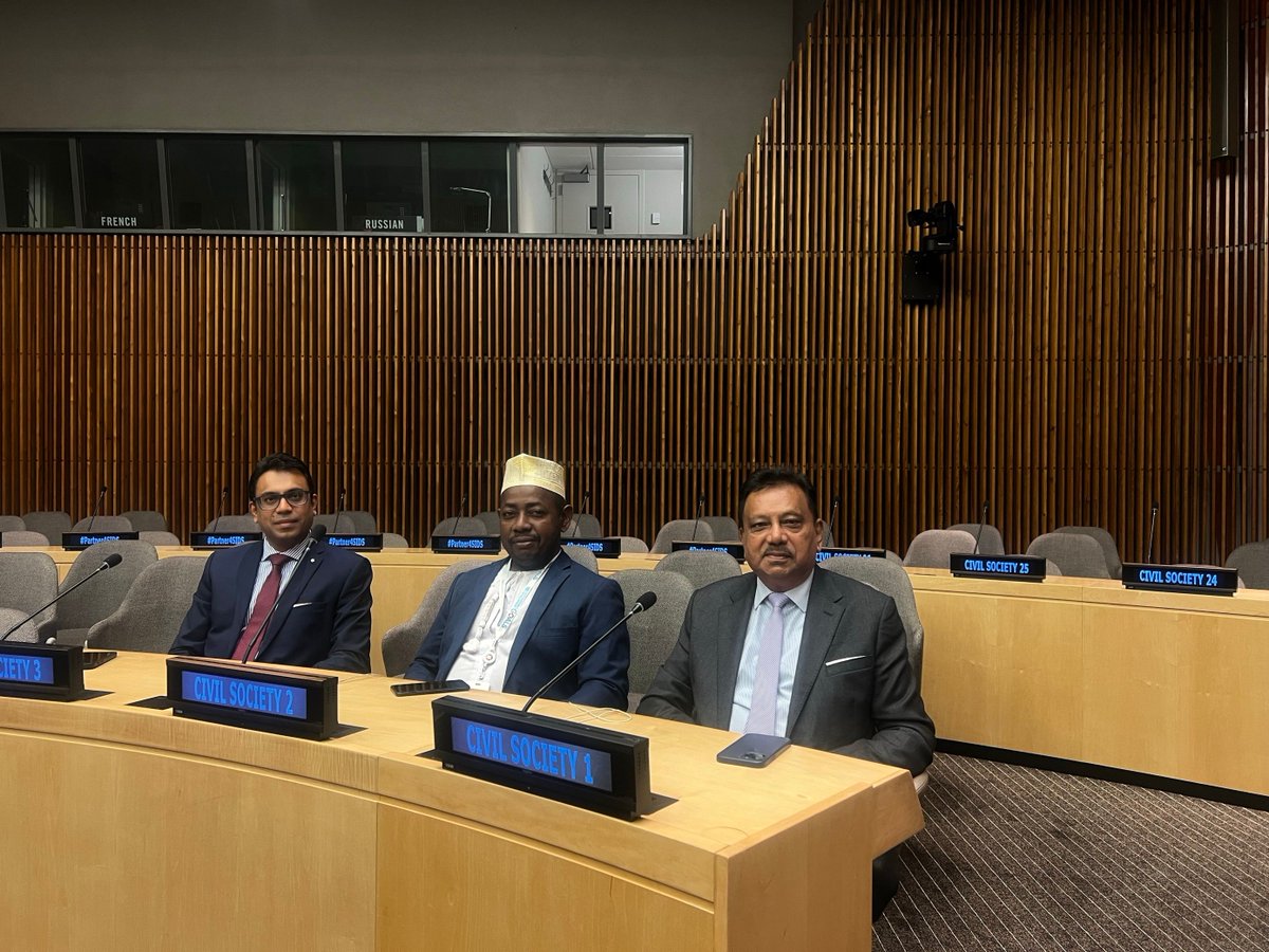 🌍 Civil society representatives from across #SIDS are gathering at UNHQ! 
🎤 From grassroots advocates to regional networks, participants bring critical insights to strengthen partnerships for sustainable island futures. 
🔗webtv.un.org/en/asset/k1y/k… 

More: sdgs.un.org/2025SIDSCSOFor…