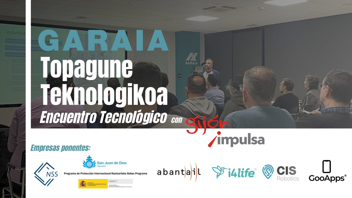 PT Garaia (@ptgaraia) on Twitter photo 📣 EZ GALDU AUKERA! | ¡NO PIERDAS LA OPORTUNIDAD! 📣
👉 𝗚𝗔𝗥𝗔𝗜𝗔 𝗧𝗢𝗣𝗔𝗚𝗨𝗡𝗘 𝗧𝗘𝗞𝗡𝗢𝗟𝗢𝗚𝗜𝗞𝗢𝗔 junto a <a href="/GijonImpulsa/">Gijón Impulsa</a>
📝 lnkd.in/dmgp6vb9
📆2025/05/19
🕒09:00-10:00
📍MURU gela | PTGaraia
#PTGARAIALURRALEEKINTZAILEA
#PTGARAIATERRITORIOEMPRENDEDOR 📣 EZ GALDU AUKERA! | ¡NO PIERDAS LA OPORTUNIDAD! 📣
👉 𝗚𝗔𝗥𝗔𝗜𝗔 𝗧𝗢𝗣𝗔𝗚𝗨𝗡𝗘 𝗧𝗘𝗞𝗡𝗢𝗟𝗢𝗚𝗜𝗞𝗢𝗔 junto a <a href="/GijonImpulsa/">Gijón Impulsa</a>
📝 lnkd.in/dmgp6vb9
📆2025/05/19
🕒09:00-10:00
📍MURU gela | PTGaraia
#PTGARAIALURRALEEKINTZAILEA
#PTGARAIATERRITORIOEMPRENDEDOR