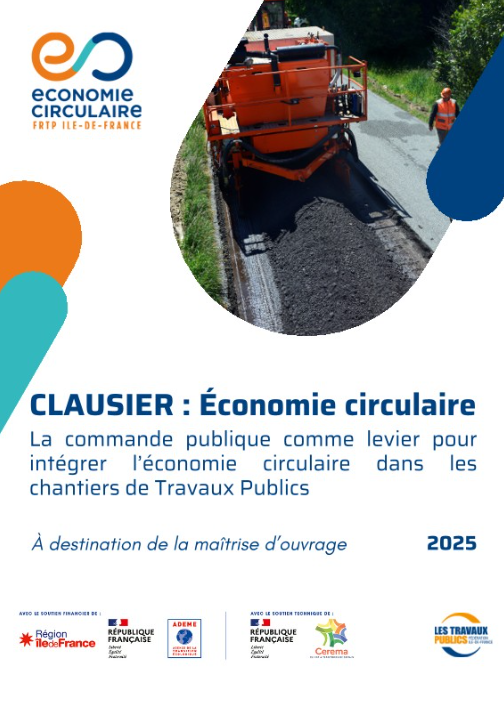 🆕 Du nouveau dans la boîte à outils #EconomieCirculaire !  La <a href="/FRTPIDF/">Les entreprises de Travaux Publics franciliennes</a> a élaboré un « Clausier Économie Circulaire » à destination de la maîtrise d’ouvrage pour les soutenir dans l’intégration de l’économie circulaire dans les marchés de travaux⤵️ 
frtpidf.fntp.fr/wp-content/upl…