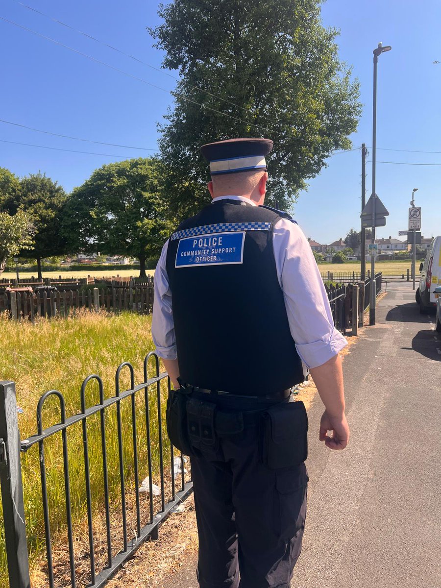 Alibon team are out and about  on foot patrols 7027EA 7252EA