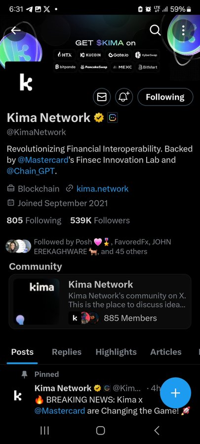 All task completed ✅💯
wish me luck for fast time big win 🙏 thank you sir 🥰
good luck for your future journey. ❤️🎁🎉 
 #Kima #Mastercard

<a href="/jUI8/">juliet siao</a>
<a href="/AdcDavidtai1999/">POYO⚡️📈🚀</a> 
<a href="/Alex5555223/">Masterful Crypto | Next Capital CEO🔶💰 📈</a> 
<a href="/AndyToshi_cryp/">ʀᴇᴋτᴏꜱʜɪ</a>