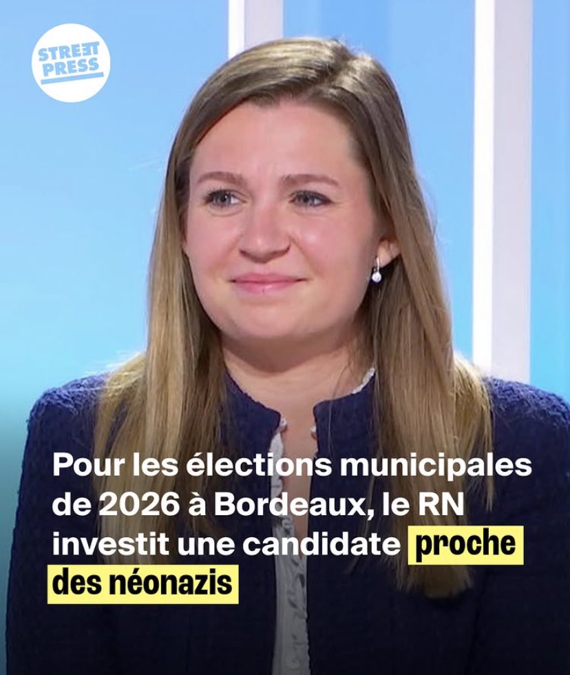 Vous n’avez donc pas changé du tout.

Vous investissez une candidate proche des milieux néo-nazi.

On sera là, déterminé à ce que votre haine ne passe pas les portes de l’Hotel de Ville.

Comptez sur moi ✊
