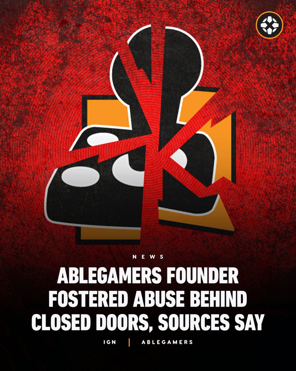 IGN's tweet image. 20 years after AbleGamers’ founding, new reports detail abuse fostered by management, mismanaged funds, and leadership that failed to protect employees.
For more: bit.ly/3H5oLZH