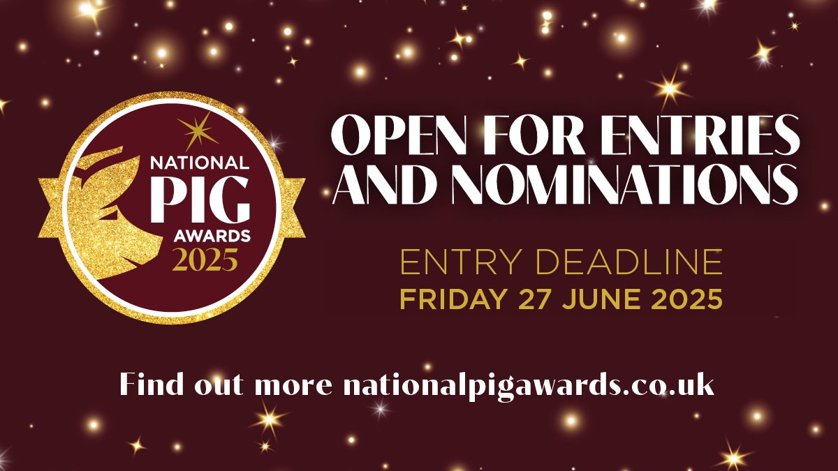 Entries and nominations for the National Pig Awards are now open! 

Celebrate a deserving individual across our 12 niche sectors. 

Apply today: nationalpigawards.co.uk/LIVE/en/page/c…