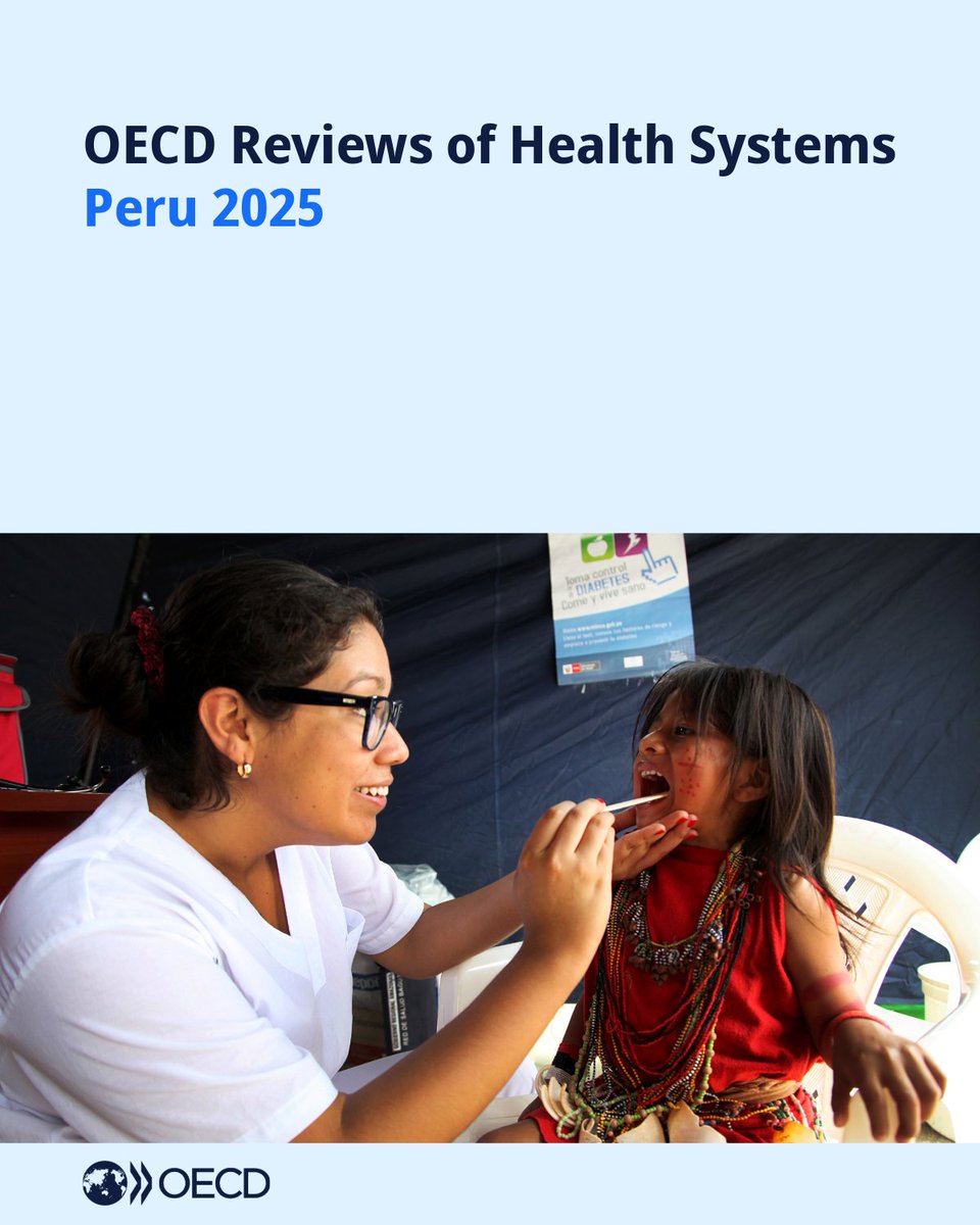 OECD Social (@oecd_social) on Twitter photo 📣 Just released: <a href="/OECD/">OECD ➡️ Better Policies for Better Lives</a>’s Review of Health Systems: Peru, published in the context of Peru’s accession process to the OECD.
Find out how #Peru’s health system compares to OECD countries: oe.cd/61Q 📣 Just released: <a href="/OECD/">OECD ➡️ Better Policies for Better Lives</a>’s Review of Health Systems: Peru, published in the context of Peru’s accession process to the OECD.
Find out how #Peru’s health system compares to OECD countries: oe.cd/61Q