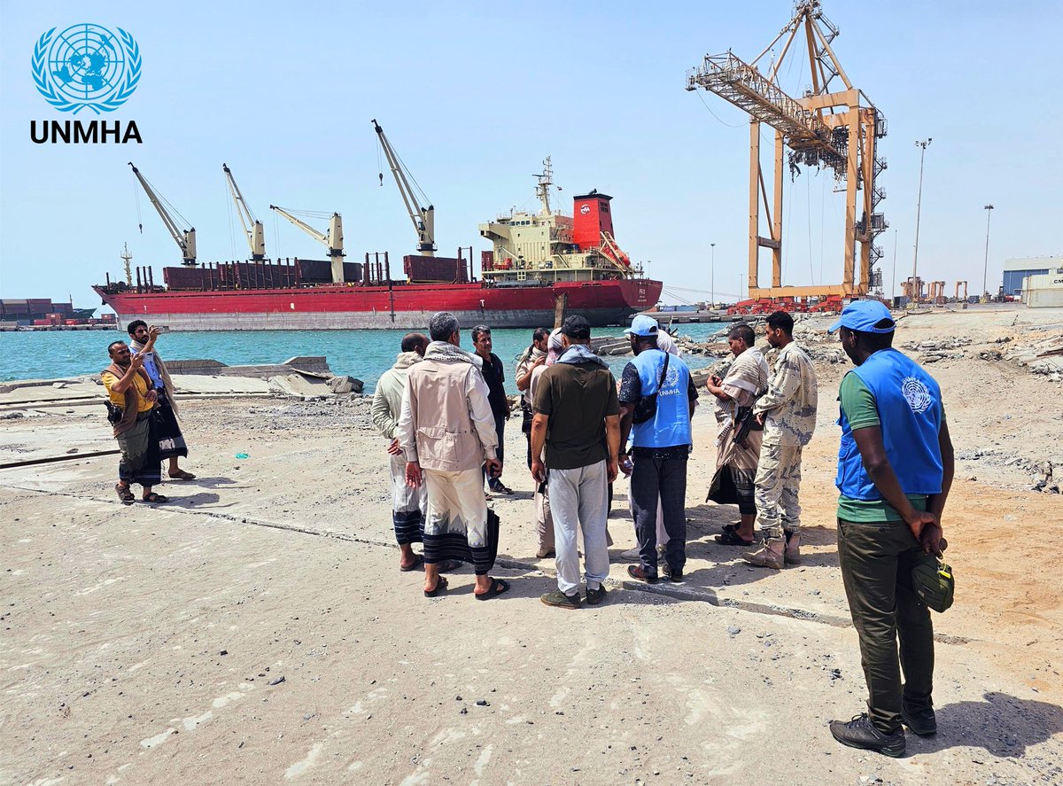 Today, #UNMHA held a regular meeting with the Redeployment Coordination Committee (RCC) delegation representing authorities in Sana’a, reaffirming UNMHA’s commitment to supporting dialogue and the implementation of the Hudaydah provisions of the #Stockholm_Agreement.