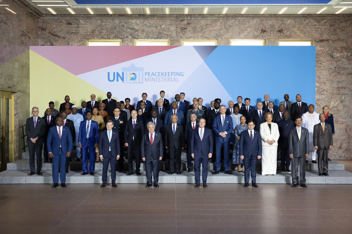 Bundesministerium des Innern und für Heimat (@bmi_bund) on Twitter photo #Peacekeeping bringt #Sicherheit und #Frieden in Krisenregionen. In Berlin kommen beim <a href="/UNPeacekeeping/">UN Peacekeeping</a>-Ministerial aktuell Vertreter von über 130 Staaten zusammen, um Beiträge für UN-Blauhelmmissionen zuzusagen. PStS de Vries und StS Engelke nehmen für das #BMI teil. #Peacekeeping bringt #Sicherheit und #Frieden in Krisenregionen. In Berlin kommen beim <a href="/UNPeacekeeping/">UN Peacekeeping</a>-Ministerial aktuell Vertreter von über 130 Staaten zusammen, um Beiträge für UN-Blauhelmmissionen zuzusagen. PStS de Vries und StS Engelke nehmen für das #BMI teil.
