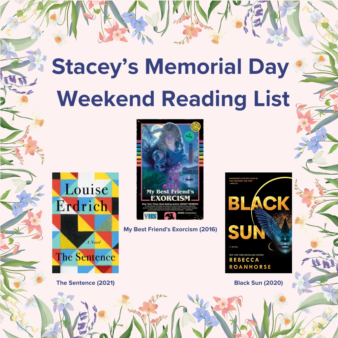 staceyabrams's tweet image. Memorial Day is just a few days away. As we prepare to honor those who gave everything in service to our country, it’s also a time to rest, reflect—and pick up a good book. Here’s my reading list. What’s on yours?📚