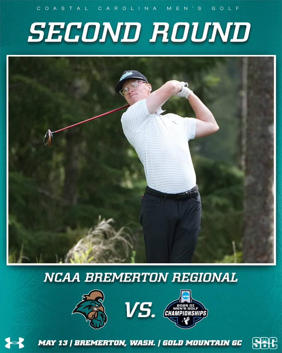 It's day two of the NCAA Bremerton Regional and we're looking to have a great round!

12: 50 p.m.  (EDT)- Jack Lee
1:01 p.m. - Trace McDonald
1:12 p.m. - Max Bengtsson
1:23 p.m. - Trey Crenshaw
1:34 - Drew Sykes

📊 bit.ly/3YBGAWr