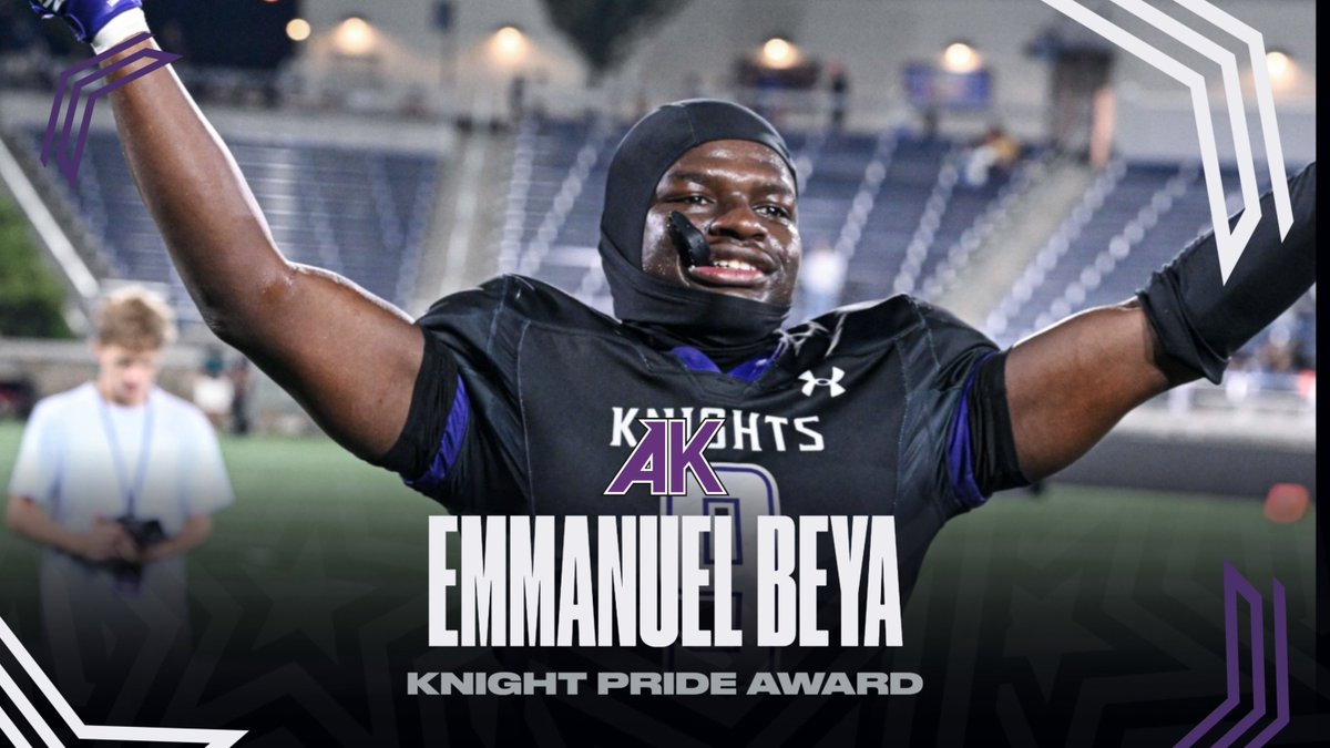 Congrats to EJ Beya, our 2024-2025 Knight Pride Award Winner!

Recognized for school spirit, leadership, and representing what it means to be a Knight every day.