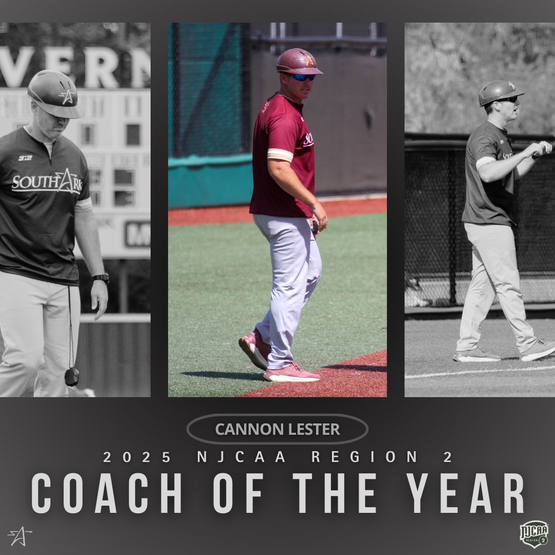 SouthArk CC Baseball (@southarkbseball) on Twitter photo Congratulations on his 3rd consecutive Region coach of the year award! <a href="/cannonlester2/">Coach Lester</a>
This program has only been alive for 4 years. Good things are happening in El Dorado, AR. In just 4 years, Lester has led the stars to 151 wins! Congratulations on his 3rd consecutive Region coach of the year award! <a href="/cannonlester2/">Coach Lester</a>
This program has only been alive for 4 years. Good things are happening in El Dorado, AR. In just 4 years, Lester has led the stars to 151 wins!