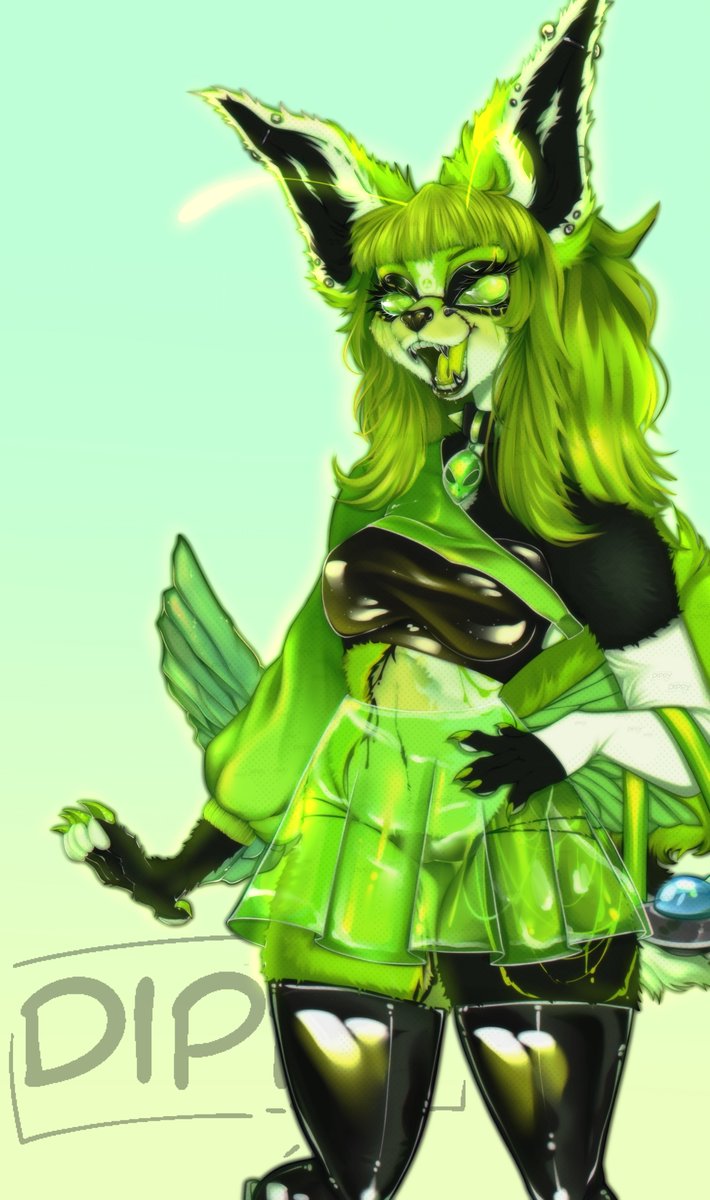 geiger #furry #fursona #radioactive