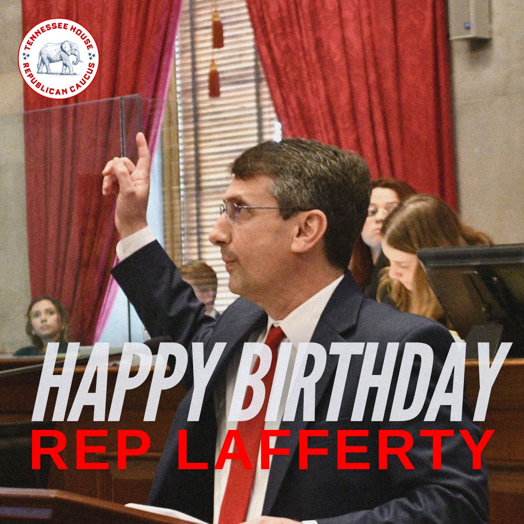 Happy Birthday to Chairman Lafferty of District 89!