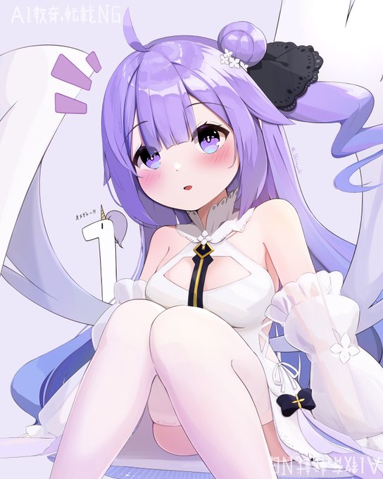 #アズレン始めるキッカケになったキャラはこの子です 
某ゲーから冷やかしに行ったら脳を焼かれました👼🦄💞
自分の好みド真ん中の妹が待ってるなんて思わないじゃんか(お兄ちゃん並感 