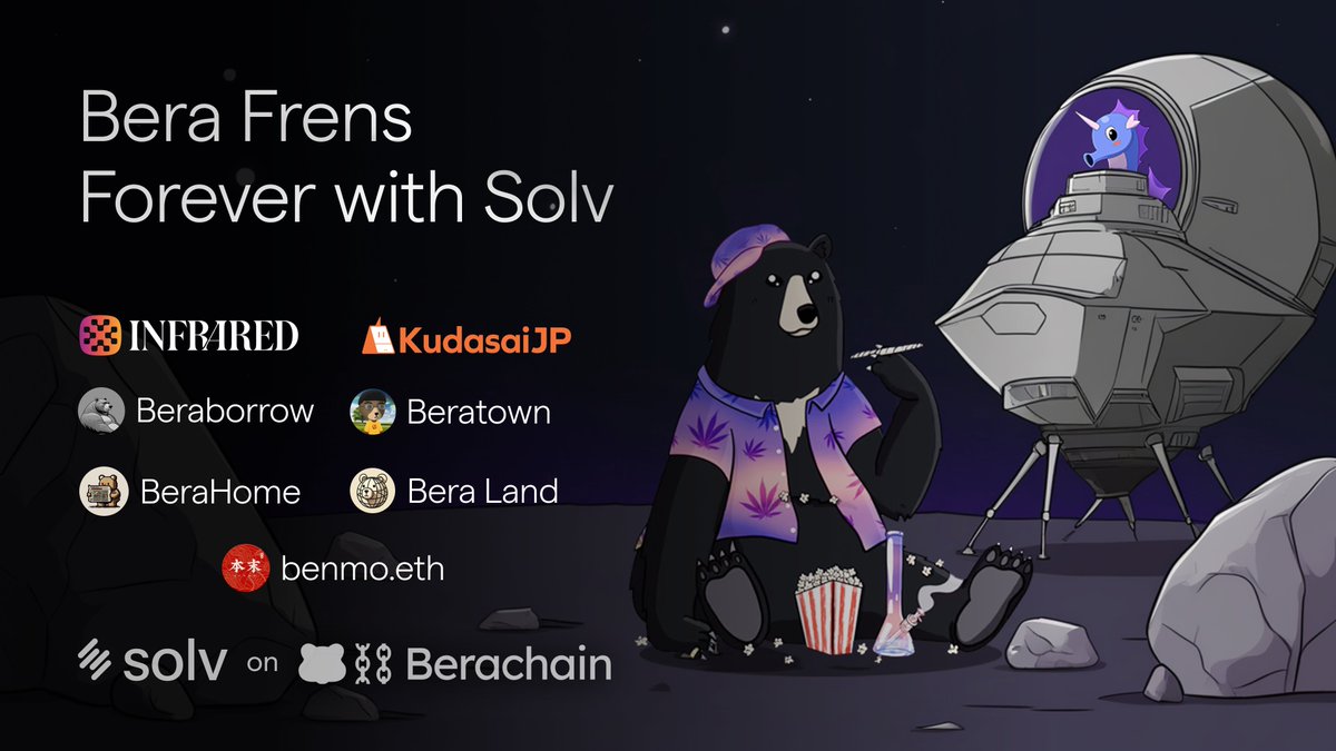 Solv Protocol (@solvprotocol) on Twitter photo The Boyco campaign has officially concluded, but our journey to grow on <a href="/berachain/">Berachain Foundation 🐻⛓</a> does not end here.
We're committed to advancing Bitcoin Finance for multi-chain users.
More yield opportunities are coming to 🐻⛓️ PoL.
Stay tuned. The Boyco campaign has officially concluded, but our journey to grow on <a href="/berachain/">Berachain Foundation 🐻⛓</a> does not end here.
We're committed to advancing Bitcoin Finance for multi-chain users.
More yield opportunities are coming to 🐻⛓️ PoL.
Stay tuned.