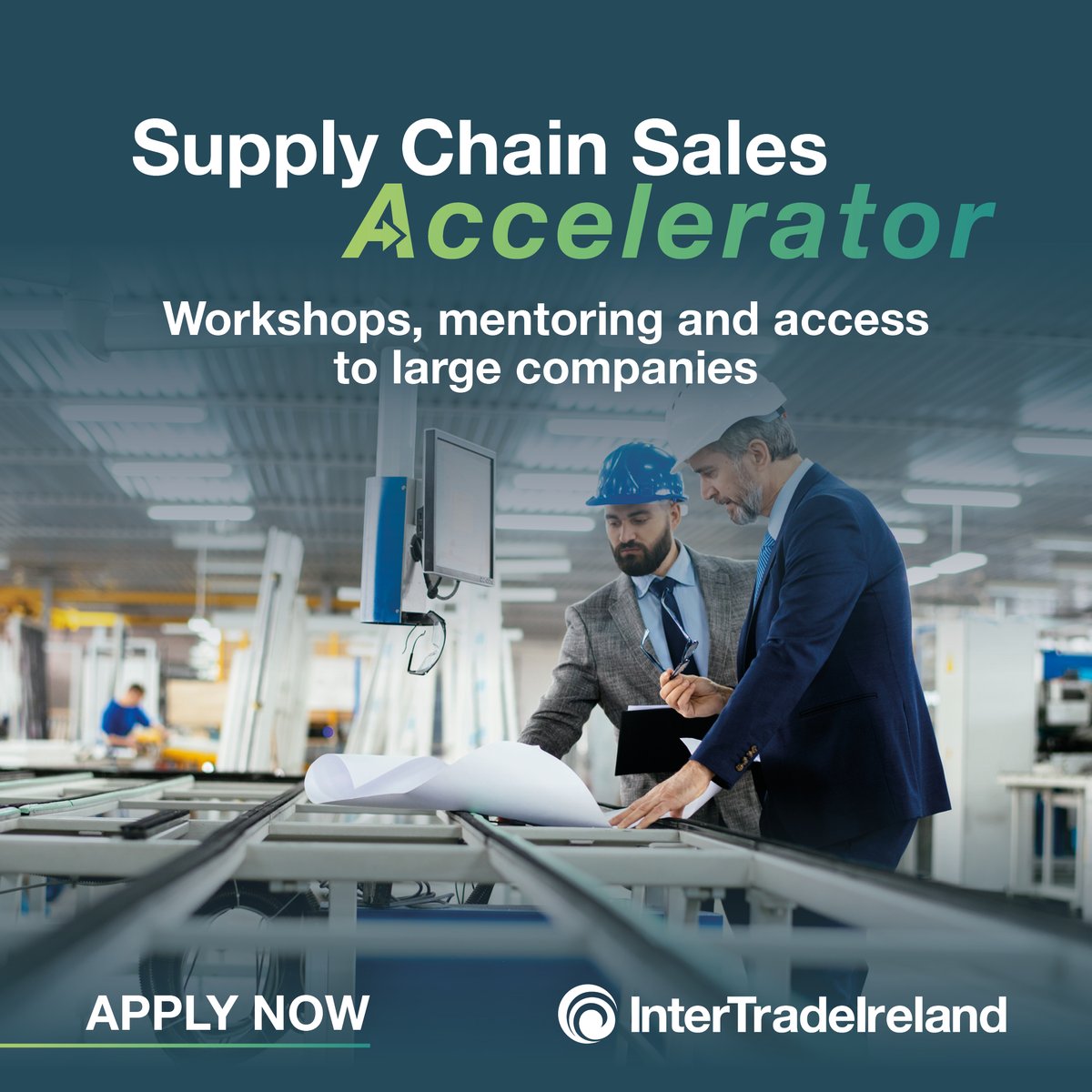 📈Accelerate Your Sales

Learn to engage with large companies through targeted workshops and mentoring.

Apply for our Supply Chain Sales Accelerator Programme today➡️eu1.hubs.ly/H0k0TCt0