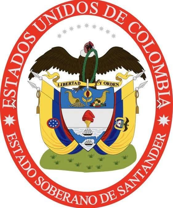 El 13 de mayo de 1857 se creo el estado federal  de Santander. Estado Soberano De Santander 13 de mayo de 1857 hasta siempre, abajo el centralismo que nos separo en 1910.