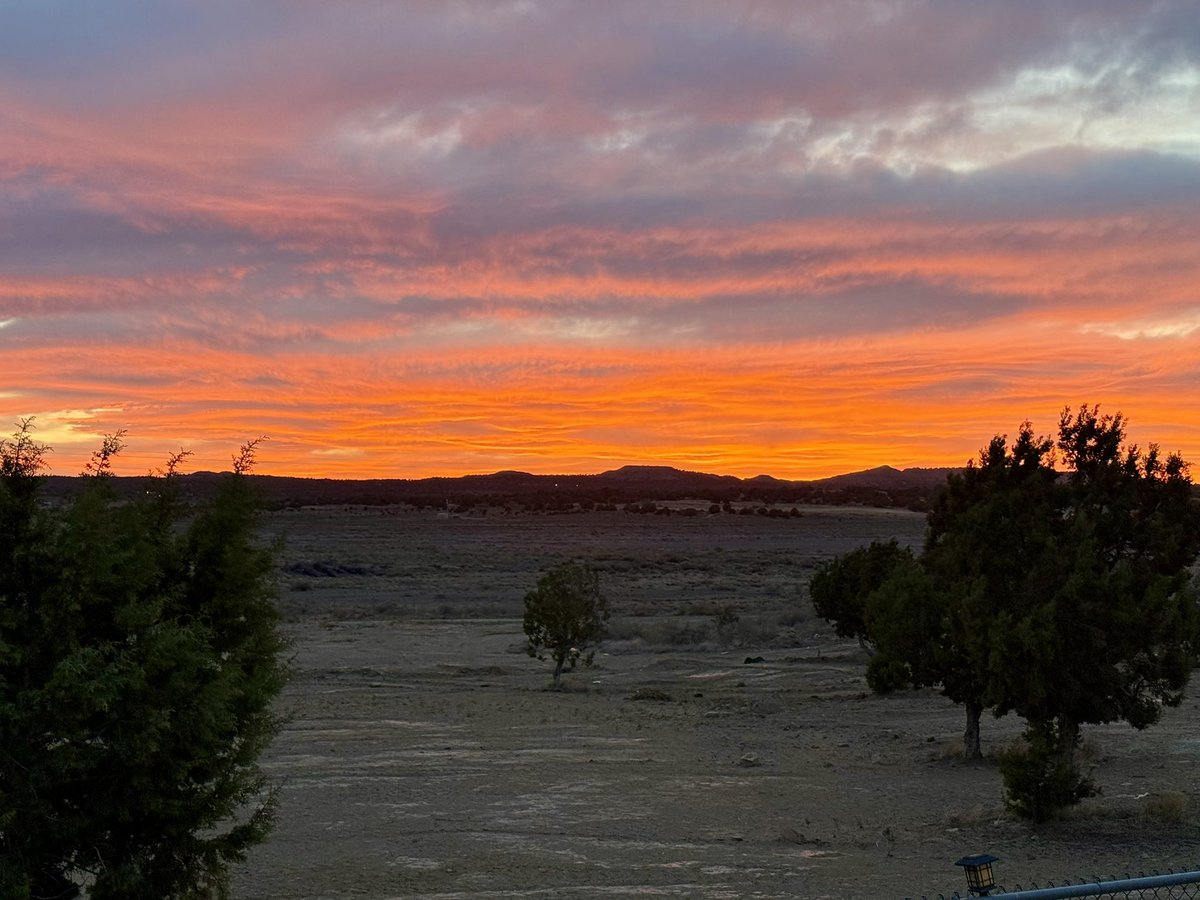 Monday Monday….a dusty windy day created a beautiful sunset.