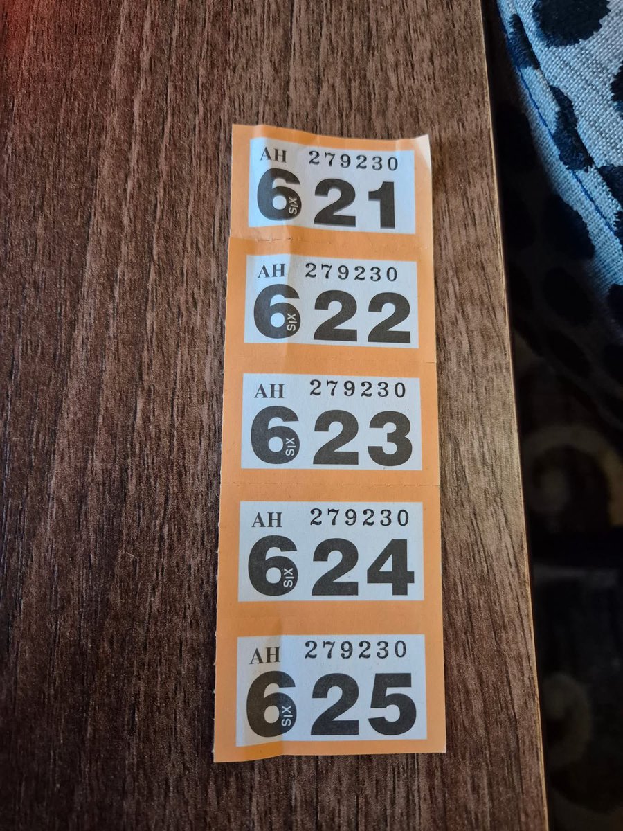 nfleagues's tweet image. Presentation Day 2 Winning Raffle Ticket Sunday 11/5/25.

Winning ticked was claimed by a Blyth Town member at the end session when it was drawn.