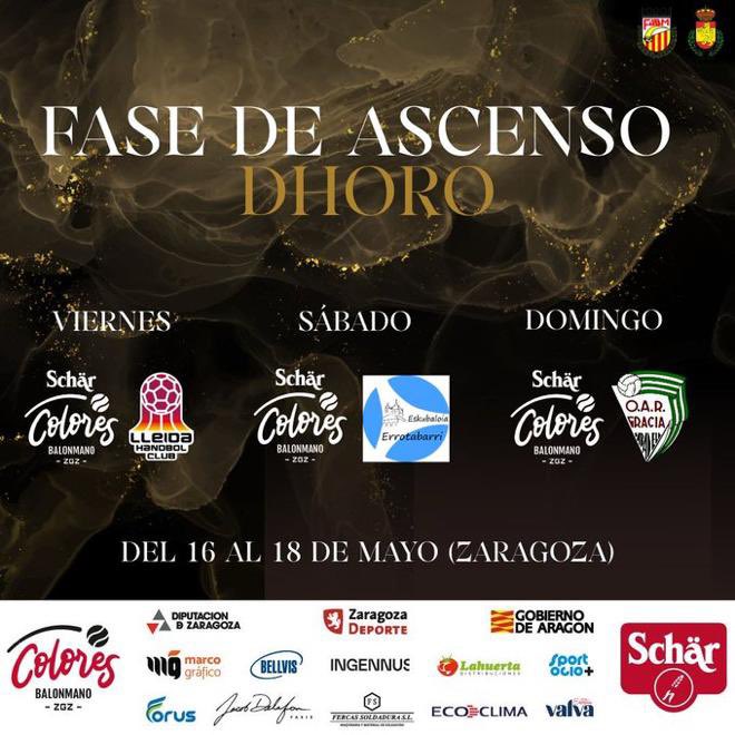 Fed. Aragonesa de Balonmano (@farbm_com) on Twitter photo ✈️ ¡Sólo 4 días para vivir una fase de ascenso histórica!
🏟️ ¡Hay que llenar el pabellón! Os esperamos.
<a href="/ScharZaragoza/">Schär COLORES Zaragoza</a> ✈️ ¡Sólo 4 días para vivir una fase de ascenso histórica!
🏟️ ¡Hay que llenar el pabellón! Os esperamos.
<a href="/ScharZaragoza/">Schär COLORES Zaragoza</a>