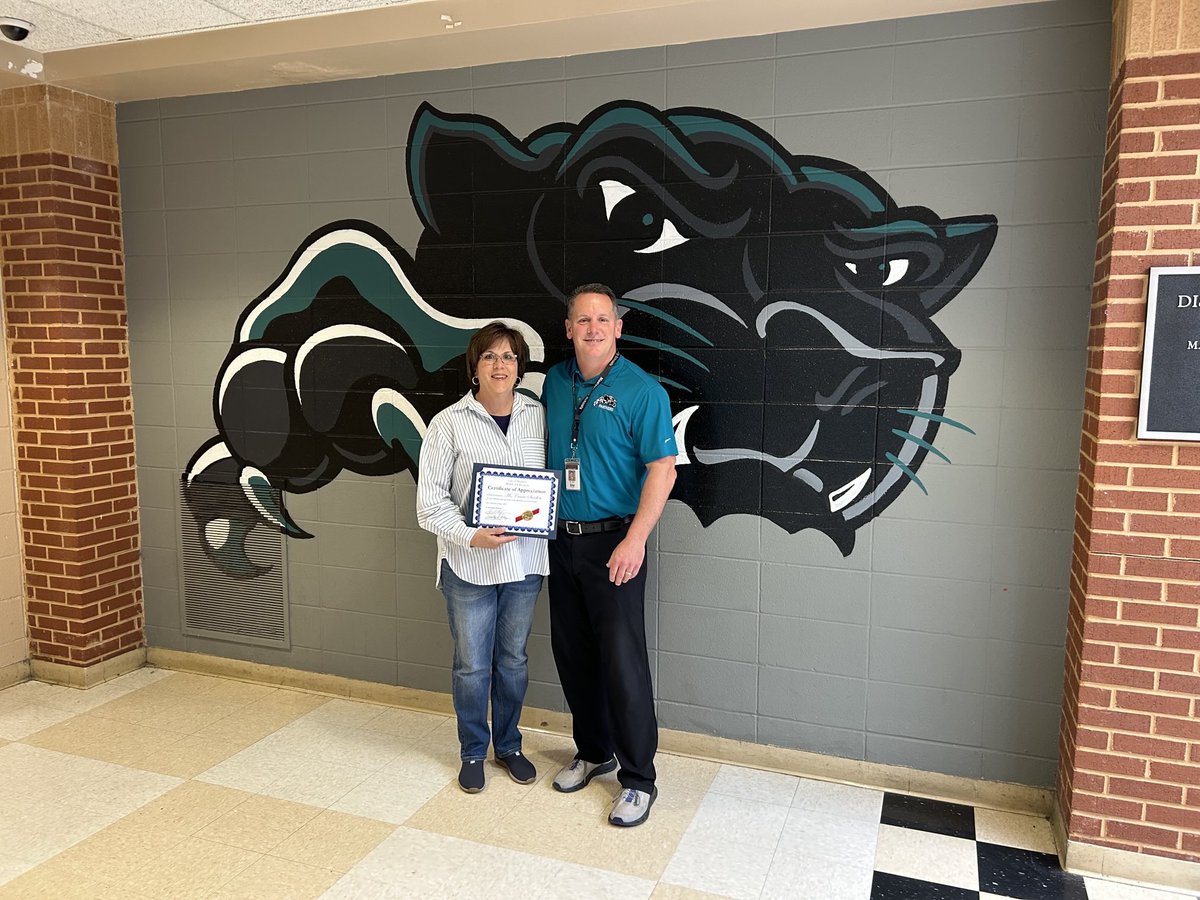 Thank you for your service at DMS Carrie Sanders!  Happy Retirement!!