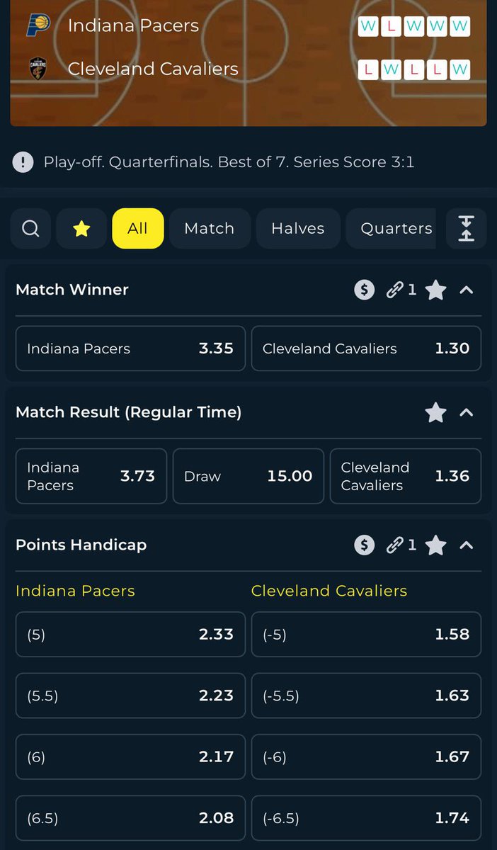 BitLemons's tweet photo. 🏀 Cavs vs. Pacers – Game 5. 🏀 

Tonight, the Cleveland Cavaliers face a must-win Game 5 against the Indiana Pacers, trailing 3-1 in the Eastern Conference Semifinals.

🔥 You riding with the comeback or the knockout punch? 🥊 

💰 Live betting, boosted odds & fast crypto payouts!

Odds subject to change.

Drop your picks below & bet now! 👇

 https://t.co/Kz0Wbwh9l4

#Bitlemons $BLEM