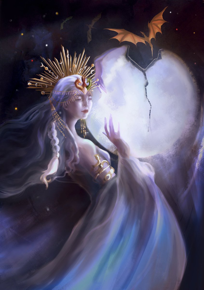 everythingdany's tweet photo. “One day the other moon will kiss the sun too, and then it will crack and the dragons “

daenerys commission done by @sparrowhawklass 🩶
#asoiaf https://t.co/PlC6pfh8L6