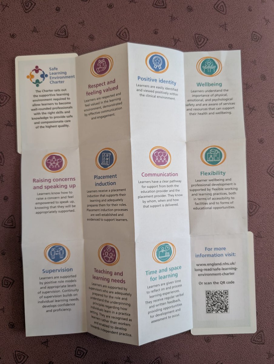 BTHFTPracticeEd's tweet image. Look out for the Practice Education team, all this week in Maternity.
We are promoting the Safe Learning Environment Charter. This sets out what we need to provide a supportive learning environment for students.
⭐️ @BTHFT_OMS @BTHFTMaternity