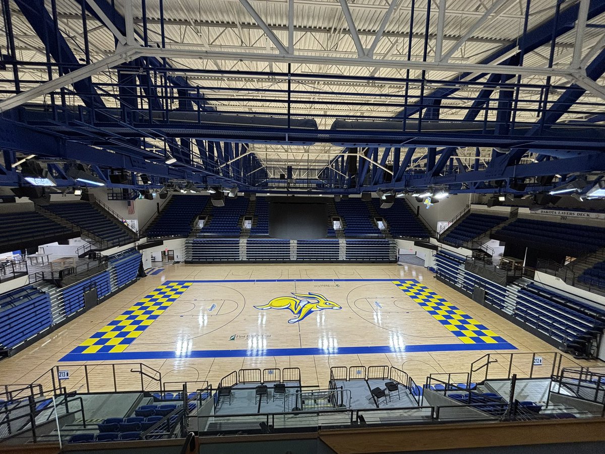 First Bank &amp; Trust Arena is tucked in and put to bed for the summer. 😴 

See you in the fall, Jackrabbit Nation!