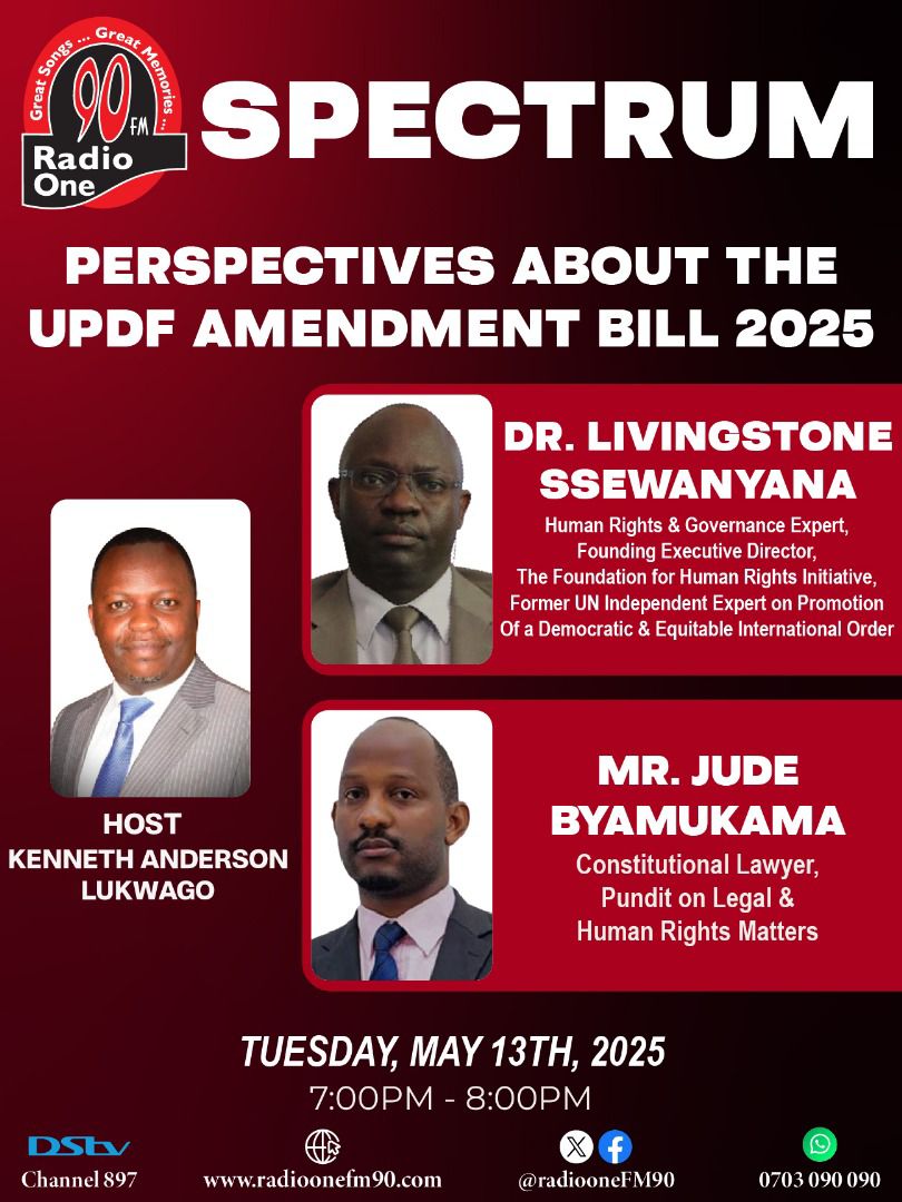 Catch me this evening  with <a href="/Jbyam1/">Jude Byamukama</a> from 7-8PM on <a href="/RadioOneFM90/">Radio One FM90</a> moderated by <a href="/anderlukson/">Kenneth Anderson Lukwago</a>