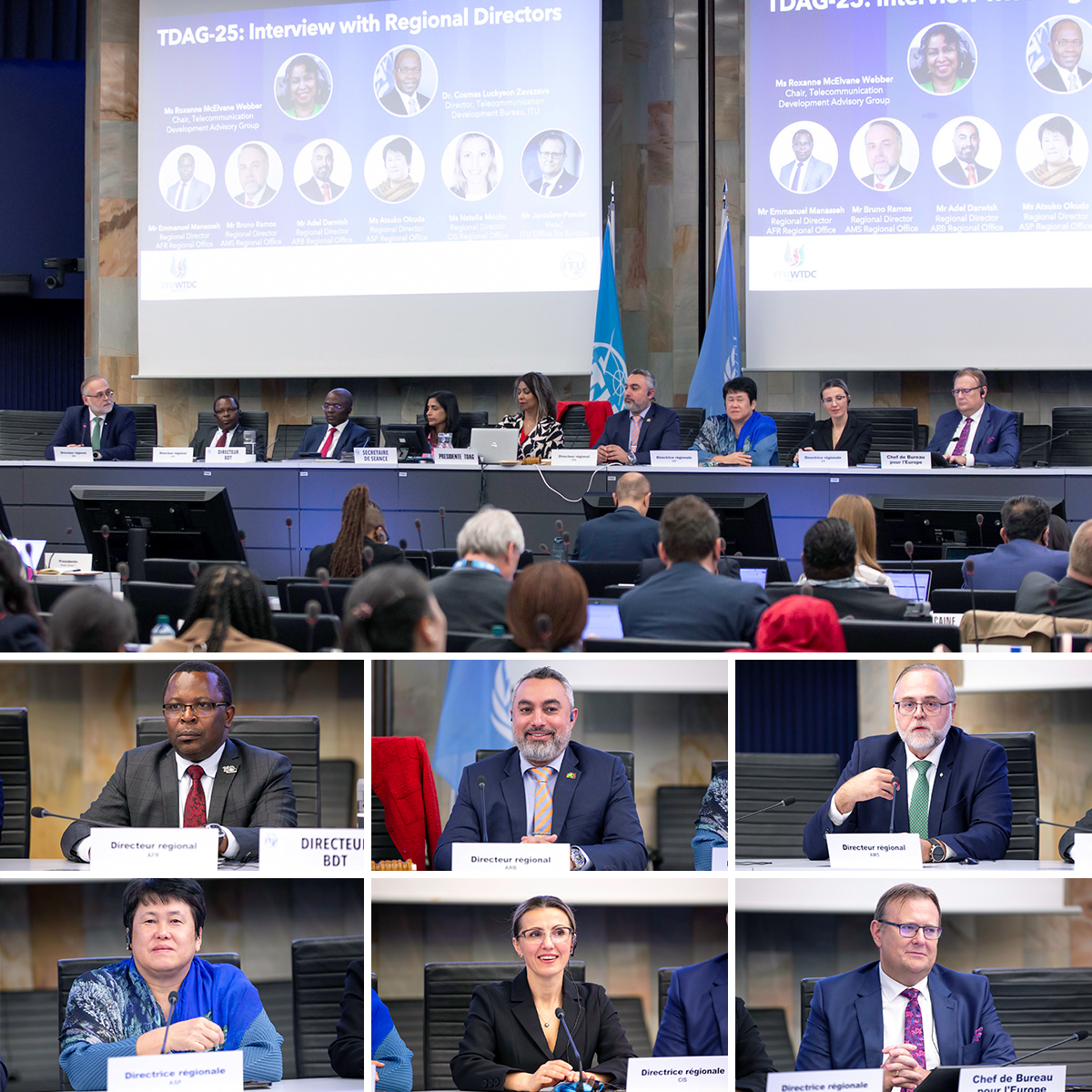 ITUBDTDirector's tweet image. Our regional offices are true #DigitalDevelopment ambassadors and agents delivering #BDT4Impact and turning direct assistance into real results on the ground. At #ITUTDAG yesterday, ITU Regional Directors showcased how we are supporting our Member States in leaving no one behind.