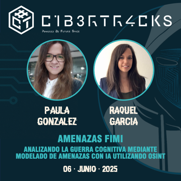 C1B3RTR4CKS (@c1b3rtr4cks) on Twitter photo 📢 ¡Atención, comunidad!
<a href="/PaulaNagore/">Paula González Nagore</a> y Raquel García llegan a #C1B3RTR4CKS con su charla "Amenazas FIMI: analizando la guerra cognitiva".
🔗c1b3rtr4cks.es
Aprende, conecta y fortalece tu red profesional. ¡Te esperamos!
#Ciberseguridad #Ciberinteligencia 📢 ¡Atención, comunidad!
<a href="/PaulaNagore/">Paula González Nagore</a> y Raquel García llegan a #C1B3RTR4CKS con su charla "Amenazas FIMI: analizando la guerra cognitiva".
🔗c1b3rtr4cks.es
Aprende, conecta y fortalece tu red profesional. ¡Te esperamos!
#Ciberseguridad #Ciberinteligencia