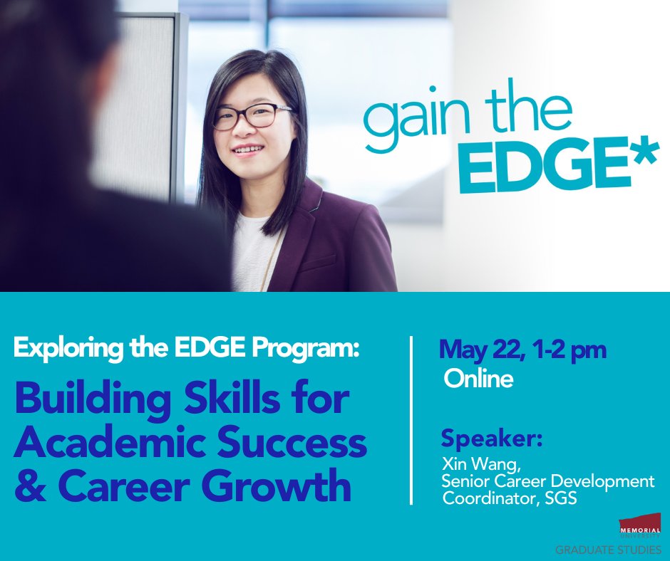 Join this introductory workshop to learn more about the EDGE program, including how to access workshops, programs, and resources designed to help you build key skills for success as a professional across a wide range of fields. Register today➡️bit.ly/4j6qPhz