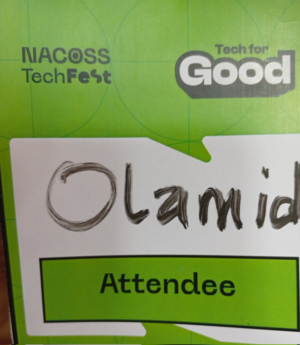 notbadthoo's tweet image. #NACOSSTechfest was a success. I had a great time and learnt a lot🙂‍↔️

#NACOSSUnilorin
#NACOSSTechfest
#TechForGood
