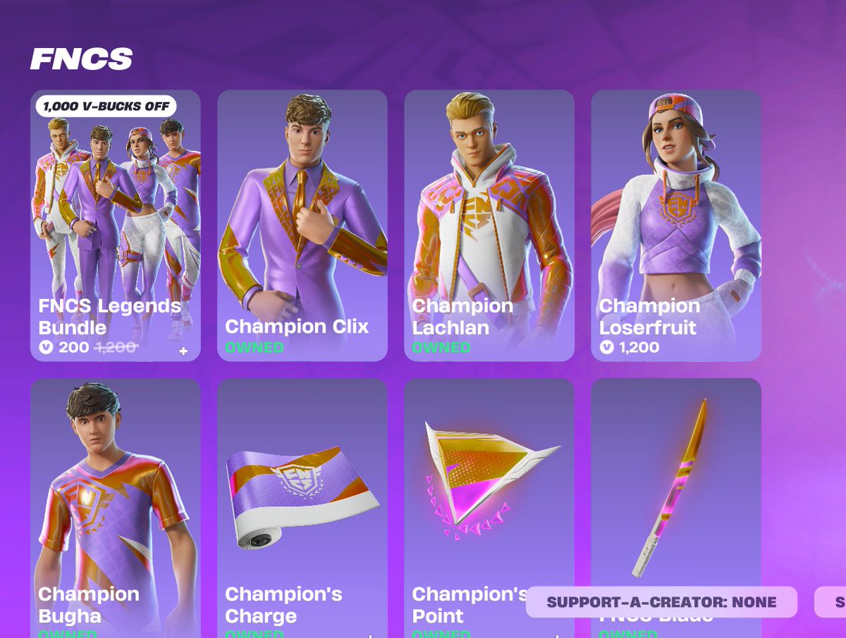 LOVING THE NEW FNCS BUNDLE  these icon skins are amazing!