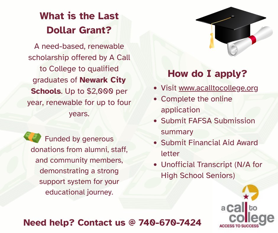 Our Last Dollar Grant helps bridge the gap for college costs! Did you know this benefit is funded by our amazing donors? Want to become a donor? Click this link: crm.bloomerang.co/HostedDonation…