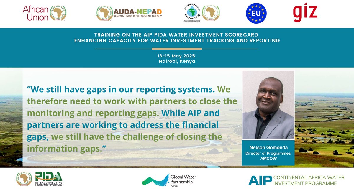 The AIP-PIDA Water Investment Scorecard is aligned with the African Water and Sanitation Sector Monitoring and Reporting System (WASSMO) by AMCOW to track #Africa’s progress on implementing continental and global commitments on water and sanitation.