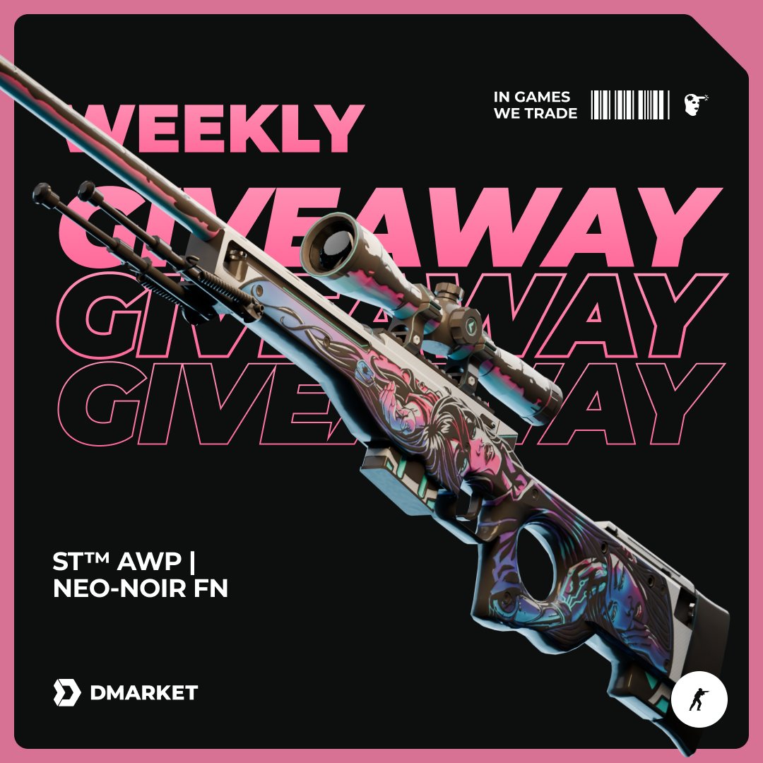 Been dreaming of a new AWP? 🎯  
Now's your shot with #DMarketPromo!

Complete missions and boost your chances to win 👇  
go.dmarket.com/Giveaway_DMark…