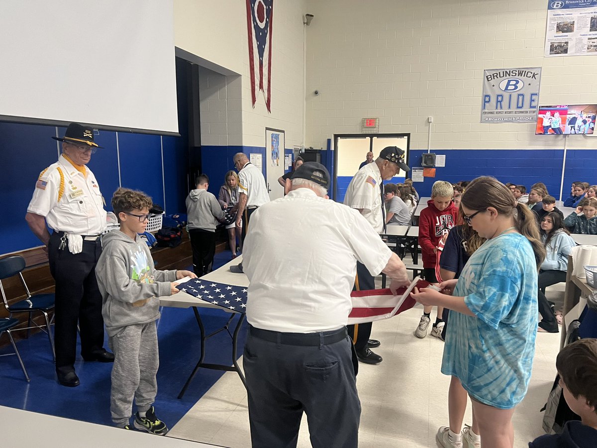 Thank you Brunswick American Legion for the great flag class! One of my favorite events every year! <a href="/BCSDHuntington/">Huntington Elementary</a>