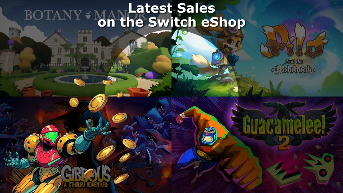 NindieSpotlight's tweet photo. Check out 7 new AAA and #IndieGames on sale today for #NintendoSwitch: #Guacamelee2, #BotanyManor, #GibbousACthulhuAdventure, #PiloandtheHolobook, #PrincessFarmer, #Brotato, and #PatoBox...
https://t.co/t7wN7G6s55 https://t.co/RPBuZntKBi