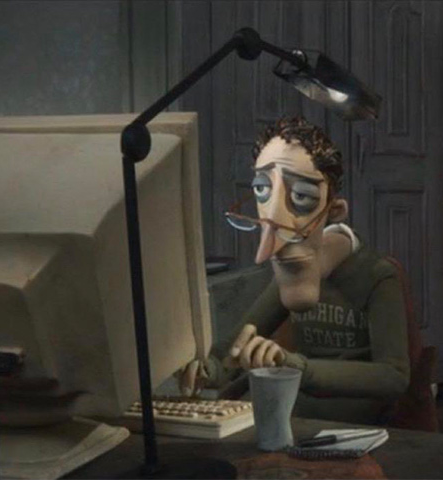 Me making a joint render because we couldn't finish a bracket...