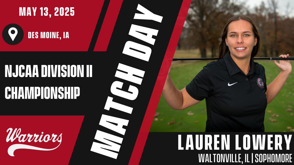 Rend Lake Warriors (@rendlakewarrior) on Twitter photo ποΈβ³Championship Bound! β³π
Itβs go time for our Lady Warriors golf team and they tee off for day 1 of the NJCAA Division II Championship! ποΈββοΈπ₯
π Des Moines, Iowa
Letβs go, Warriors! π₯
#RendLakeCollege #WeAreRendLake #RendLakeWarriors #WomensGolf #NJCAA #GoWarriors ποΈβ³Championship Bound! β³π
Itβs go time for our Lady Warriors golf team and they tee off for day 1 of the NJCAA Division II Championship! ποΈββοΈπ₯
π Des Moines, Iowa
Letβs go, Warriors! π₯
#RendLakeCollege #WeAreRendLake #RendLakeWarriors #WomensGolf #NJCAA #GoWarriors