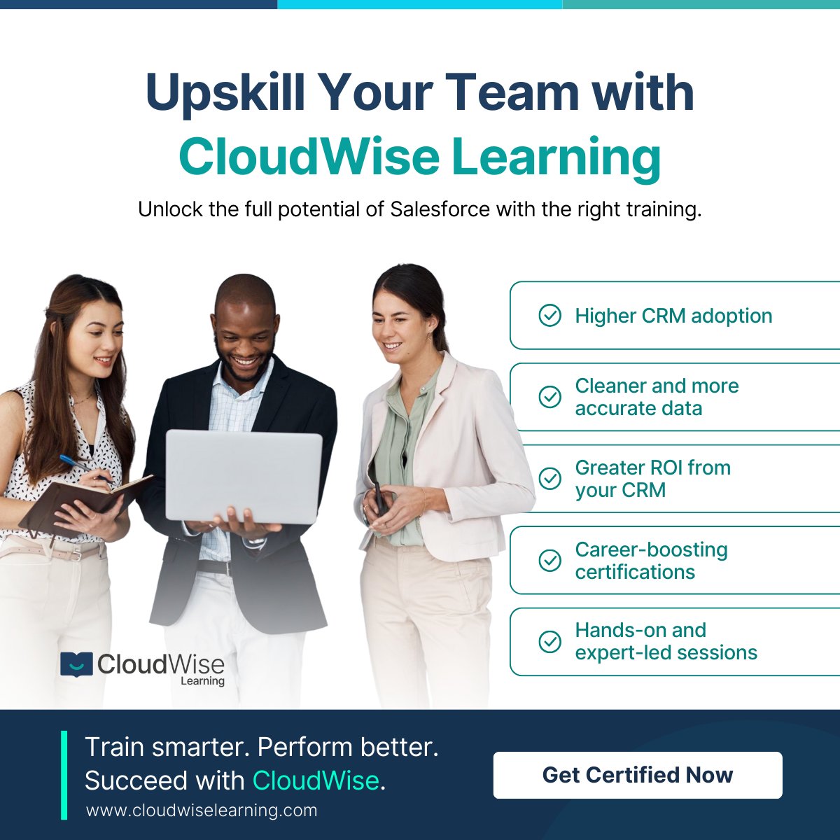 wmastrangelo's tweet image. 🚨 Struggling with CRM adoption or bad data? The right training makes all the difference.

Upskill your team with expert-led Salesforce courses from CloudWise.
📚 Enroll now: tinyurl.com/2kaupk6d 

#SalesforceTraining #CRMAdoption #SalesforceCertification #UpskillYourTeam…
