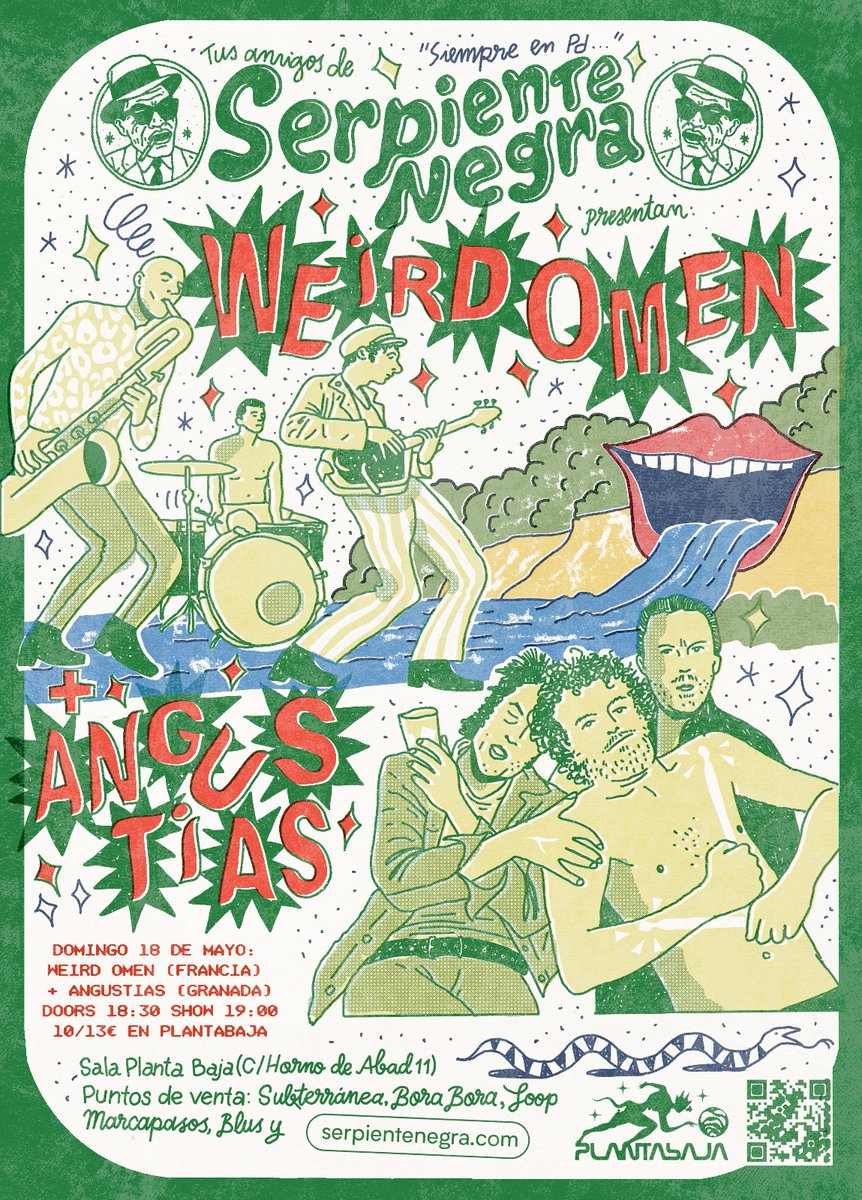 Este domingo en <a href="/salaplantabaja/">Planta Baja</a>: <a href="/WeirdOmen/">WeirdOmen</a> y Angustias. 

+ info y tickets: mailchi.mp/a60ae98c29cb/e…