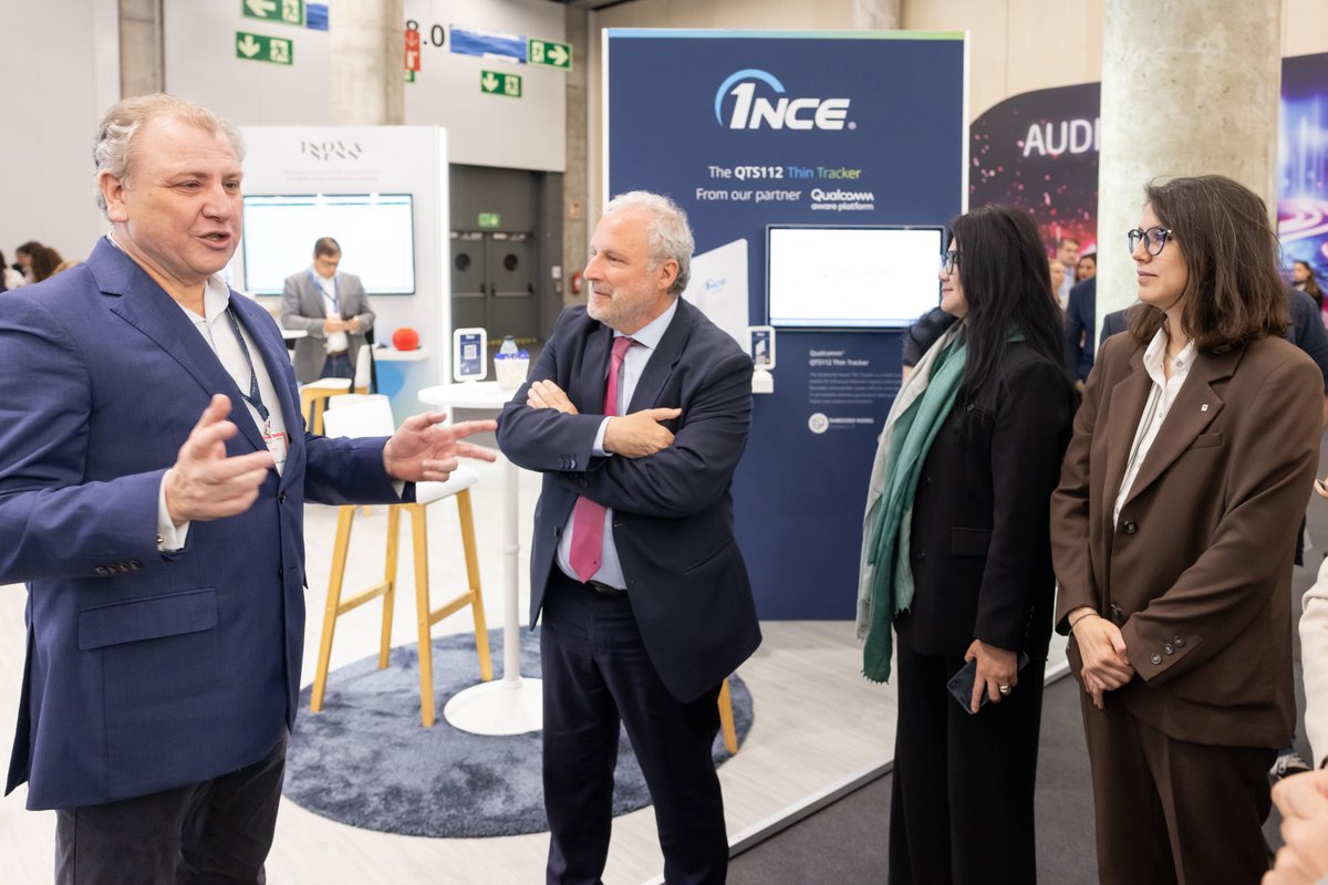1NCE_IoT's tweet image. It was a pleasure meeting Albert Tort, Yuhong Meng, José Antonio Alcaide. #ISWC #Day1 #IoTTechnology