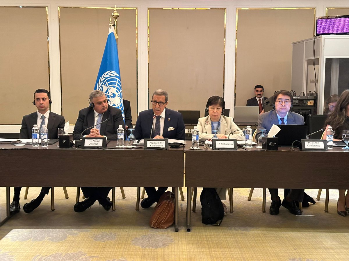 M. Hilale a noté que seuls le dialogue, la diplomatie, et la négociation contribueront à instaurer la confiance au sein du Moyen-Orient, et in fine, bâtir un système de sécurité collective libéré des armes de destructions massive.