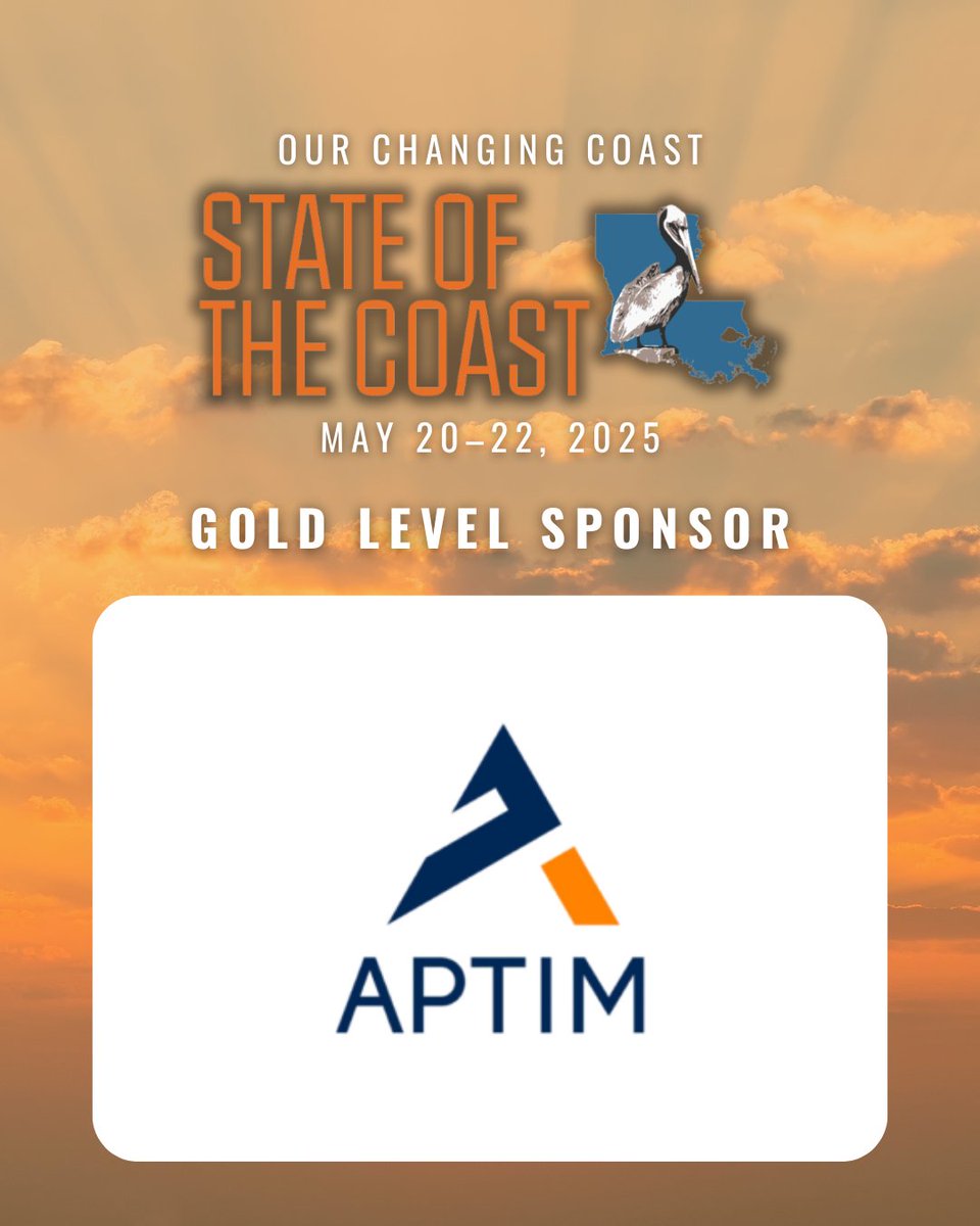 CRCL1988's tweet image. We’re proud to have APTIM as a Gold Level Sponsor of State of the Coast 2025! 🧡

Your support helps us bring together experts and community members to work toward a stronger, more resilient coast.

View all 2025 sponsors at stateofthecoast.org